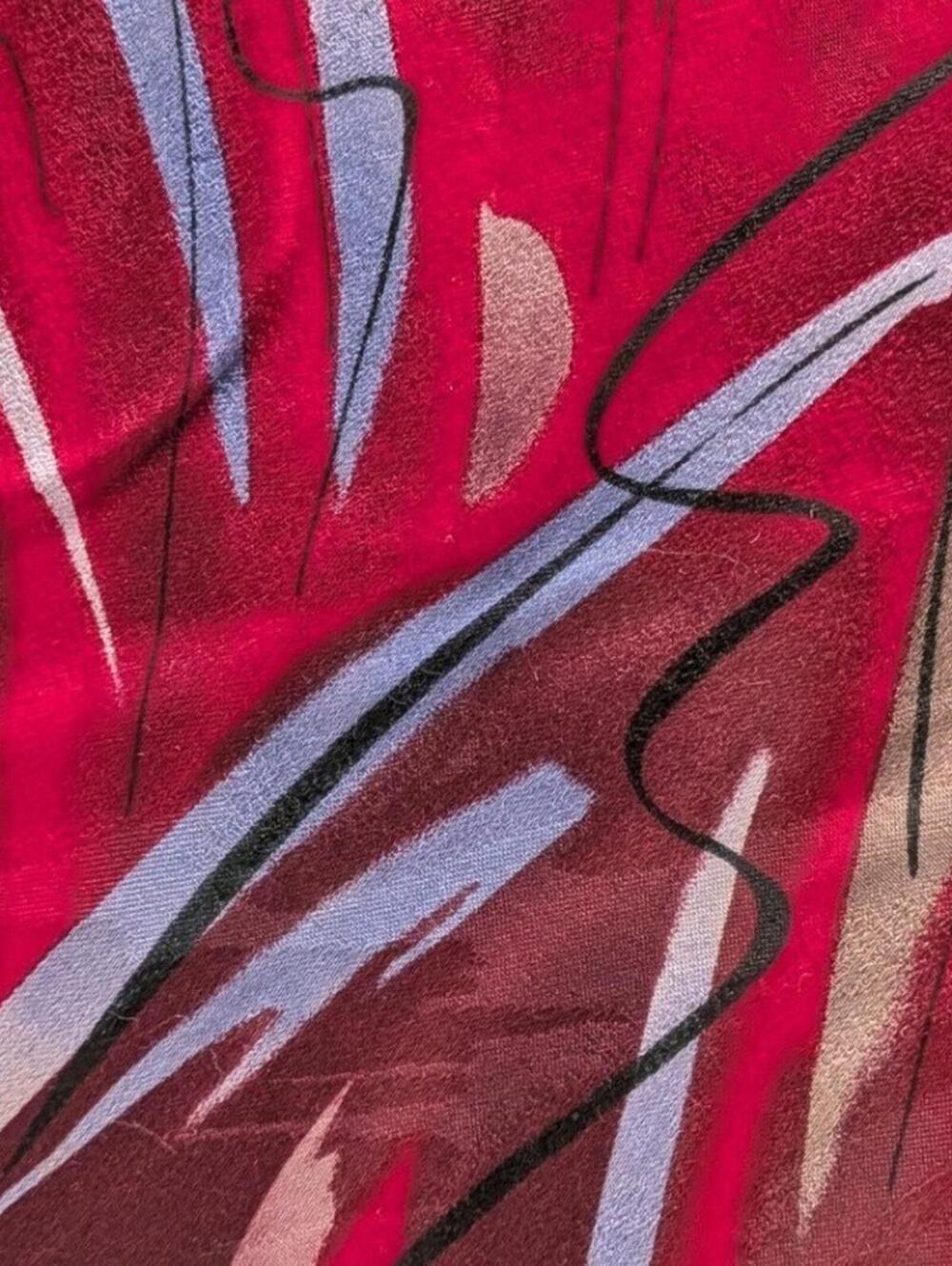 J. Garcia Last Chance Red Abstract Tie Limited Edition Collection Grateful Dead
